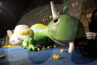 FEATURE - Vorbereitungen für Macy's  grosse Thanksgiving-Parade in NYC