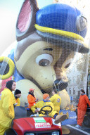 FEATURE - Vorbereitungen fÃ¼r Macy's  grosse Thanksgiving-Parade in NYC