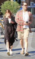 PEOPLE - Ashley Olsen verlässt mit ihrem neuen Freund das Café in Brentwood
