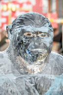 FEATURE - Eisskluptur wirbt für "War for the Planet of the Apes"