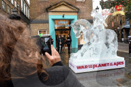 FEATURE - Eisskluptur wirbt für "War for the Planet of the Apes"
