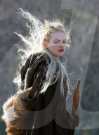 PEOPLE - Emma Stone und Julia Garner auf dem Set von "Maniac"