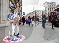 NEWS - London: Model demonstriert mit Bodypainting für Tierrechte