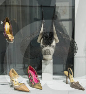 PEOPLE - Madrid: Manolo Blahnik in seiner Ausstellung im Museum für Decorative Arts