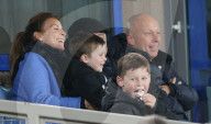 PEOPLE - Coleen Rooney jubelt mit den Buben für Papa Wayne