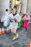 FEATURE - Der jährliche Pudding Run im Covent Garden