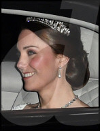 PEOPLE - Die englischen Royals auf dem Weg zum Botschafter-Empfang im Buckingham Palace