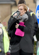 EXKLUSIV - Velosturz von Toni Collette bei den Dreharbeiten von "Wanderlust"