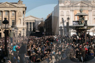 PEOPLE - Trauerfeier für Johnny Hallyday in Paris: Corso auf der Champs Elysees