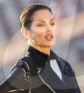 EXKLUSIV - Cindy Crawford macht ein Fotoshooting im 80er Jahre-Stil