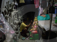 REPORTAGE - Indien: Kumartuli ein Quartier von Kalkutta