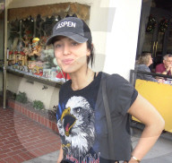 EXKLUSIV - Tatiana Luter ohne Make-Up in Beverly Hills