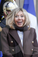 NEWS - Paris: First Lady Brigitte Macron empfängt Gäste am 'One Planet Summit'