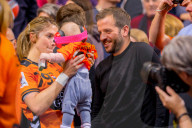 PEOPLE -  Rafael van der Vaart fiebert mit dem Nachwuchs am Spielfeldrand mit