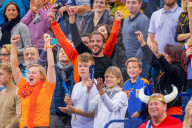 PEOPLE -  Rafael van der Vaart fiebert mit dem Nachwuchs am Spielfeldrand mit