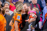 PEOPLE -  Rafael van der Vaart fiebert mit dem Nachwuchs am Spielfeldrand mit