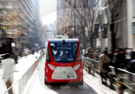 NEWS - Japan: Selbstfahrendes Auto wird in Tokio getestet