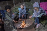 REPORTAGE - Mit der Familie draussen schlafen und der Natur nahe sein