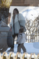 EXKLUSIV - Andrea Casiraghi feiert mit seiner Frau Tatiana Weihnachten in Gstaad