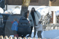EXKLUSIV - Andrea Casiraghi feiert mit seiner Frau Tatiana Weihnachten in Gstaad