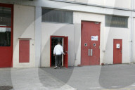 Eingang der Moschee im Buchser Industriequartier, 2005