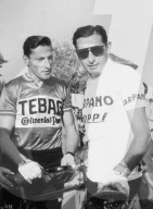 Ferdi Kübler und Fausto Coppi 1956
