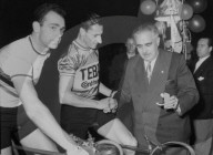 Küblers Rücktritt 1957: Van Steenberghen, Kübler, Lüthi