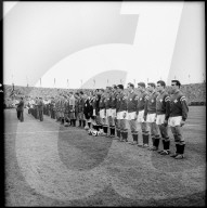 WM-Ausscheidung 1957: Schweiz - Spanien; die Schweizer Mannschaft