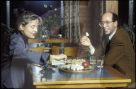 Unternehmer Stephan Baer mit Benita Cantieni, 1991