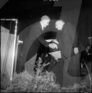 100 Jahre ETH Zürich 1955: Rektor Schmid und Max Maag