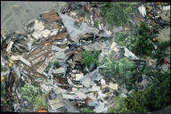 Zerstörung nach dem Vulkanausbruch in Kolumbien 1985