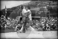 Kantonalbernisches Schwingfest in Frutigen 1975