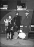 Flüchtlinge in Lausanne; 1940