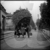 Flüchtlinge in Pruntrut; 1940
