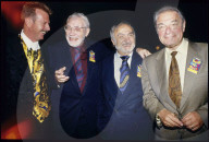 Aeschbacher, Bill, Hayek und Delamuraz 1992