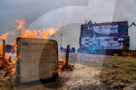 FEATURE - Vorbereitungen für das grosse Funkenfeuer am Strand von Scheveningen