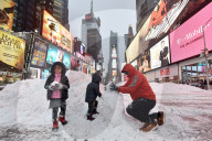 NEWS - USA: Heftige Schneefälle in New York
