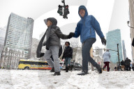 NEWS - USA: Heftige Schneefälle in New York