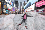 NEWS - USA: Heftige Schneefälle in New York