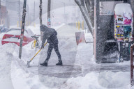 NEWS - USA: Heftige Schneefälle in New York