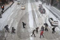 NEWS - USA: Heftige Schneefälle in New York
