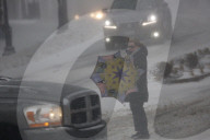NEWS - USA: Heftige Schneefälle in New York