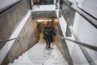 NEWS - USA: Heftige Schneefälle in New York