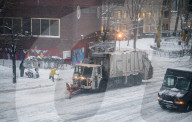 NEWS - USA: Schneesturm in New York