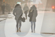 NEWS - USA: Schneesturm in New York