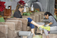 EXKLUSIV - Jennifer Garner gönnt sich eine Pedicure