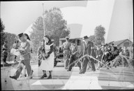 Rückkehr von Schweizer Kindern aus Frankreich bei Boncourt 1944