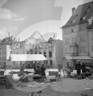 WK 2: Bombenabwürfe; Marktplatz, Schaffhausen 1944