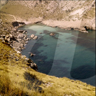 Vulkan Keriö mit Kratersee, Island 1960