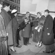 Kaiserin Soraya, Ankunft in Genf, 1958